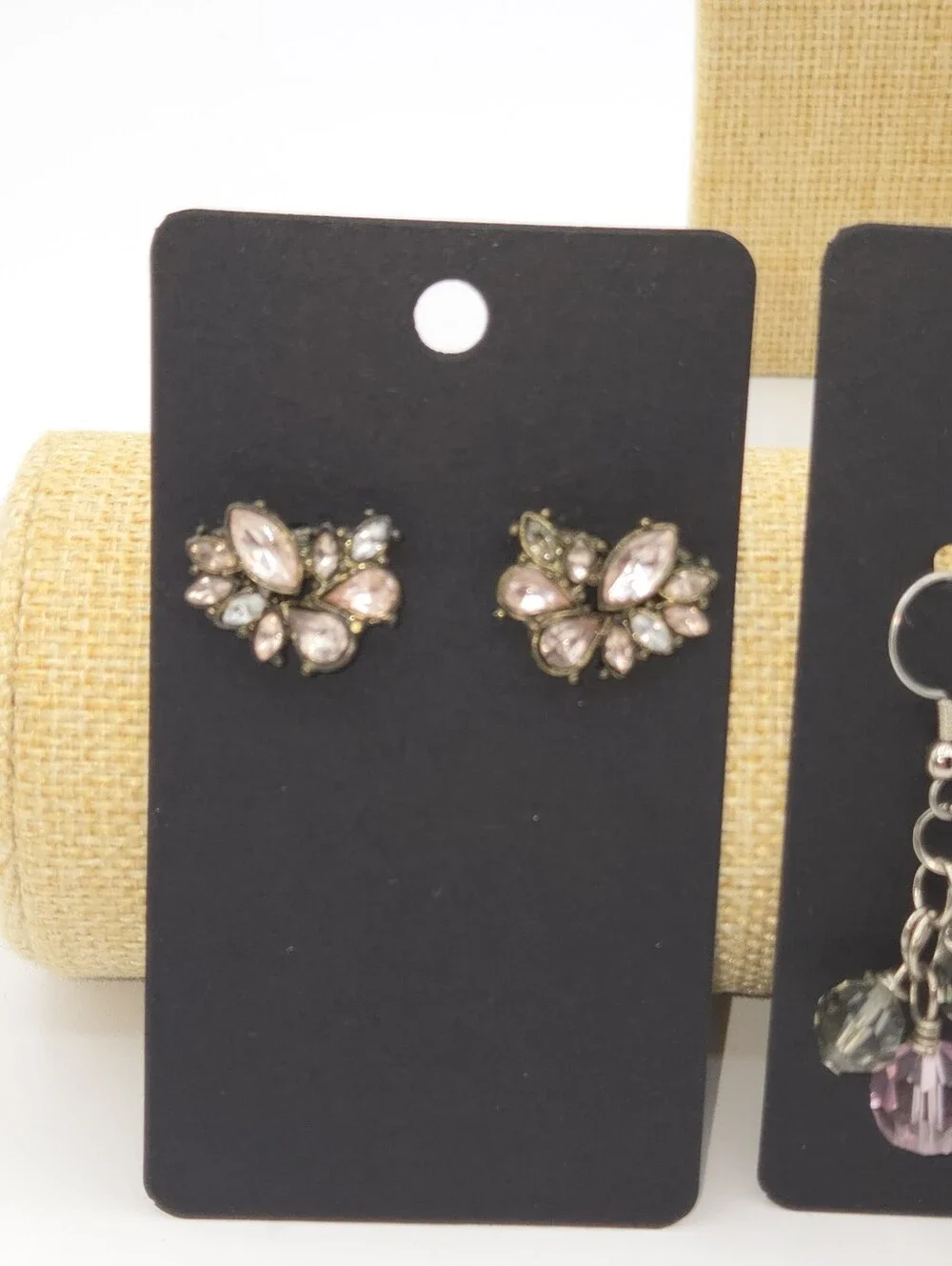 LOT of Fashion Earrings Swarvoski Crystal Loft 4 Pair Total